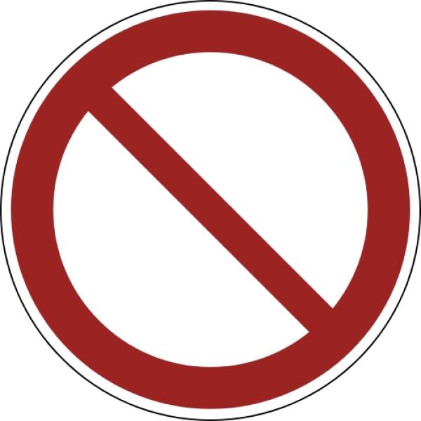 SIG-1223 Allgemeines Verbotszeichen