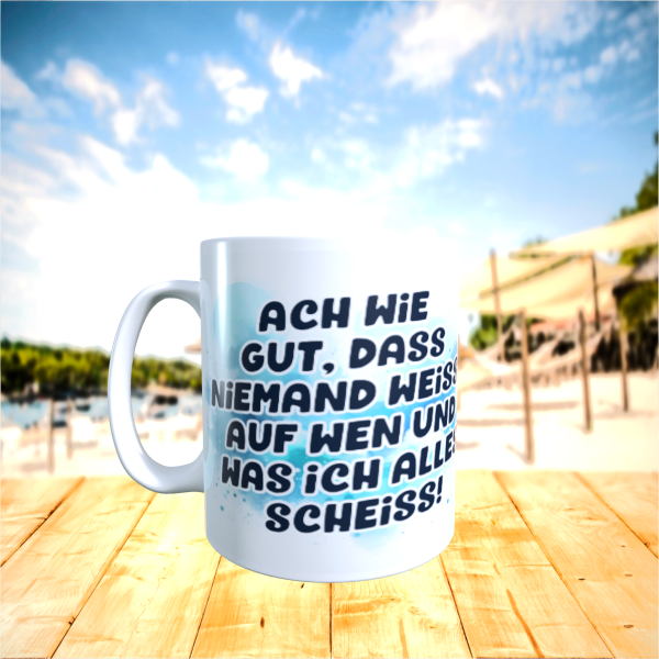 Keramiktasse " Scheiss drauf "  KTM-475